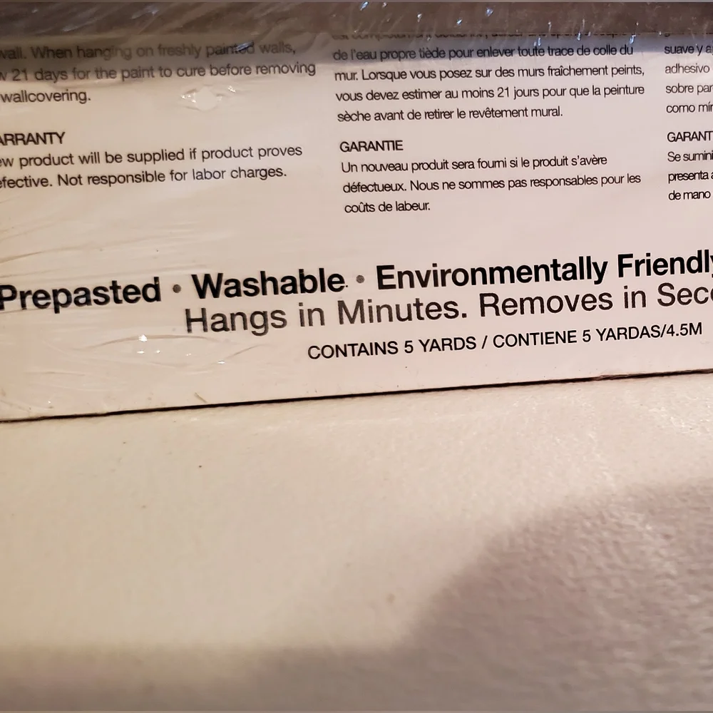 New! Vintage Quick & Easy Prepasted Wall Border 5yrds each- LOT OF 3